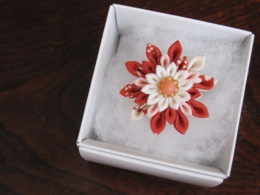 つまみ細工 指輪