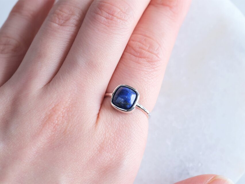 lapis lazuli ring ラピスラズリ シルバーリング silver925 | iichi