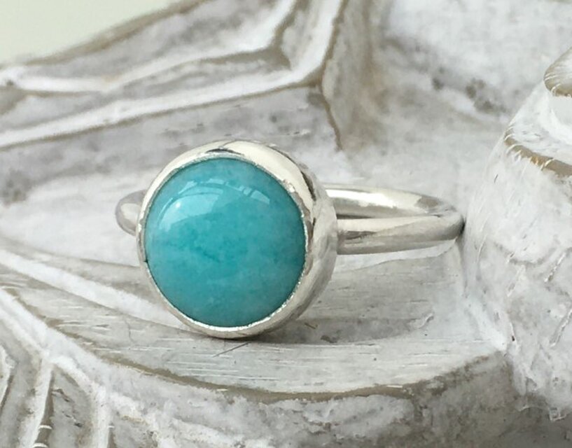 アマゾナイト・リング（silver）