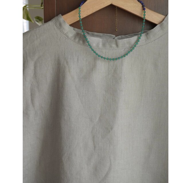 マジョレル庭園 -グリーンアゲートのネックレス