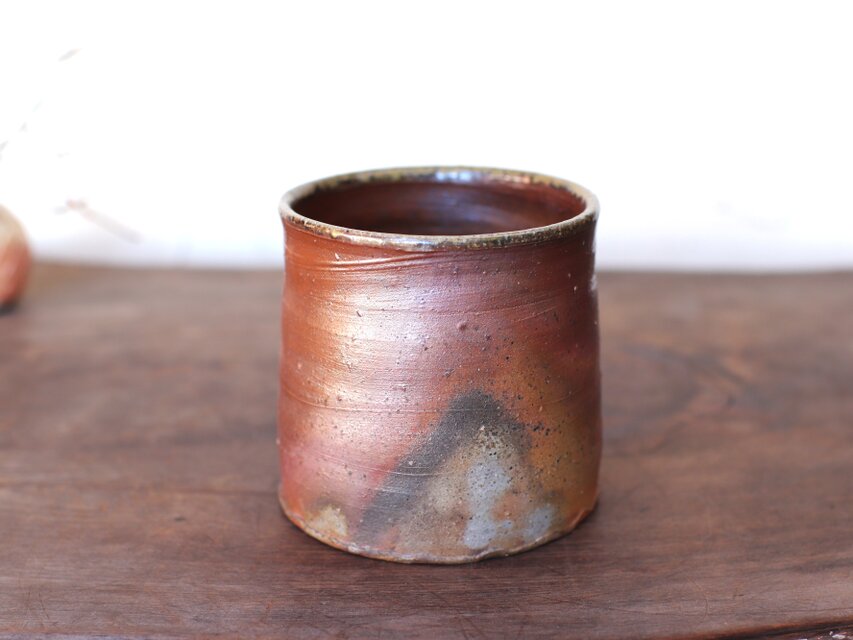 備前焼 焼酎呑・サンギリ　s7-055