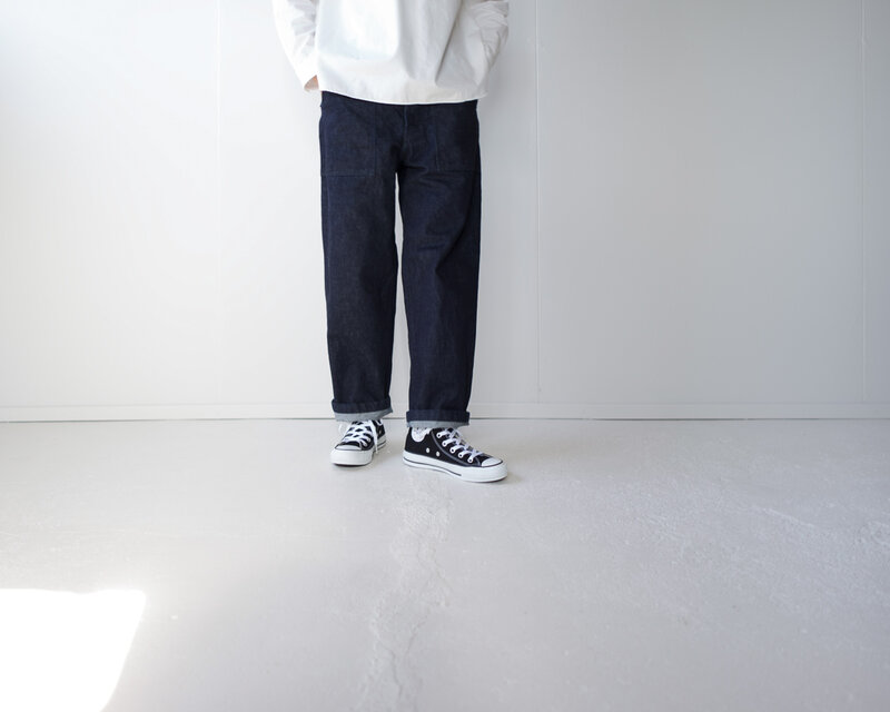 14oz.ムラ糸デニム/baker pants/size1/size2完売 | iichi 日々の暮らし