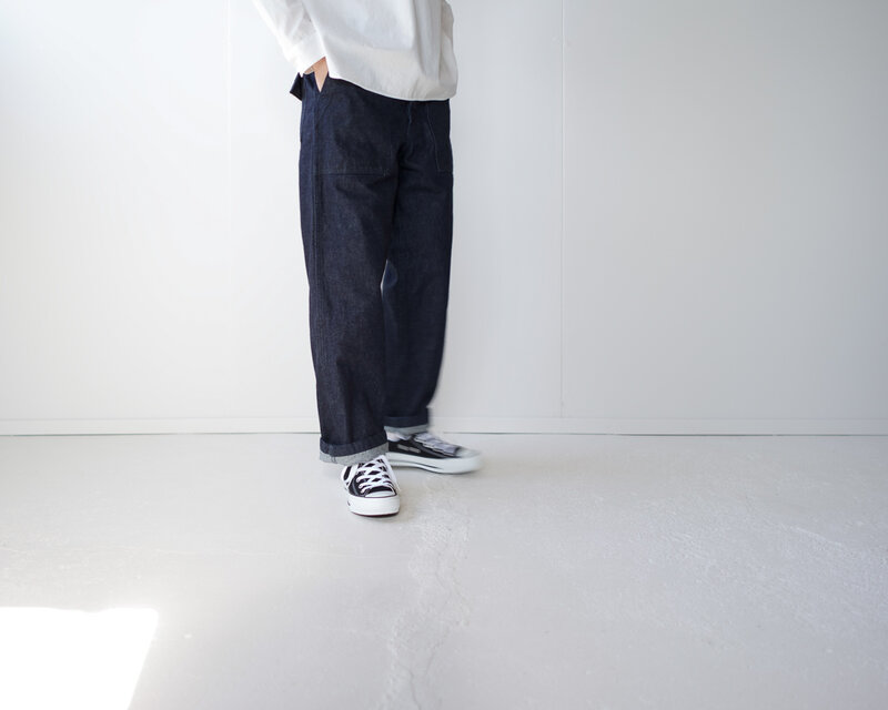 14oz.ムラ糸デニム/baker pants/size1/size2完売 | iichi 日々の暮らし