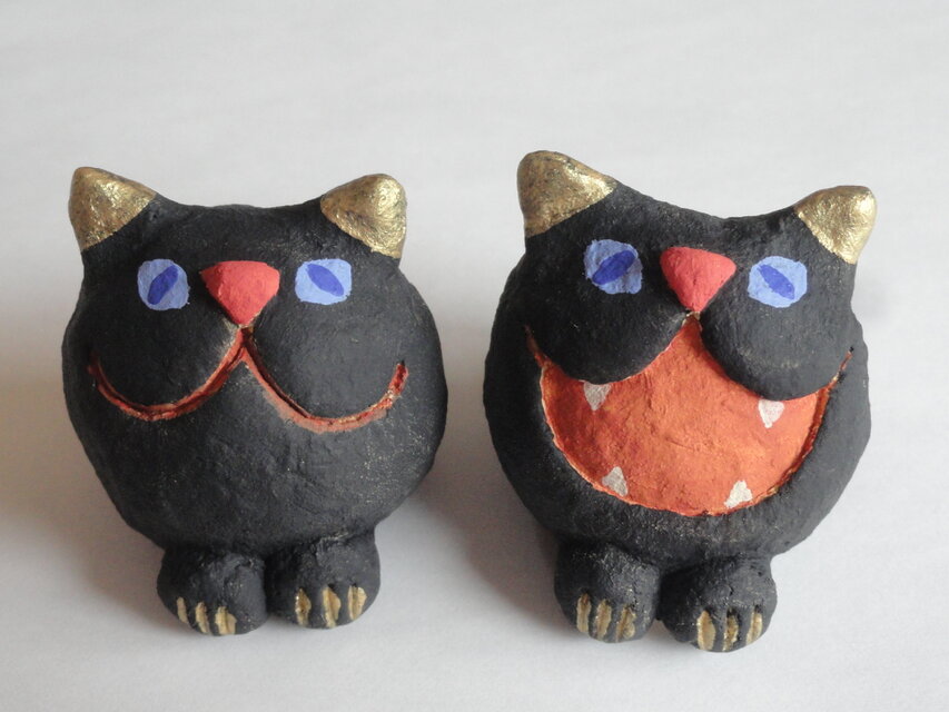 猫型シーサー（B）