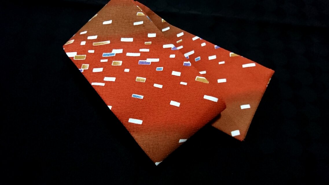 創作帯☆角帯 小紋柄 巾約12cm