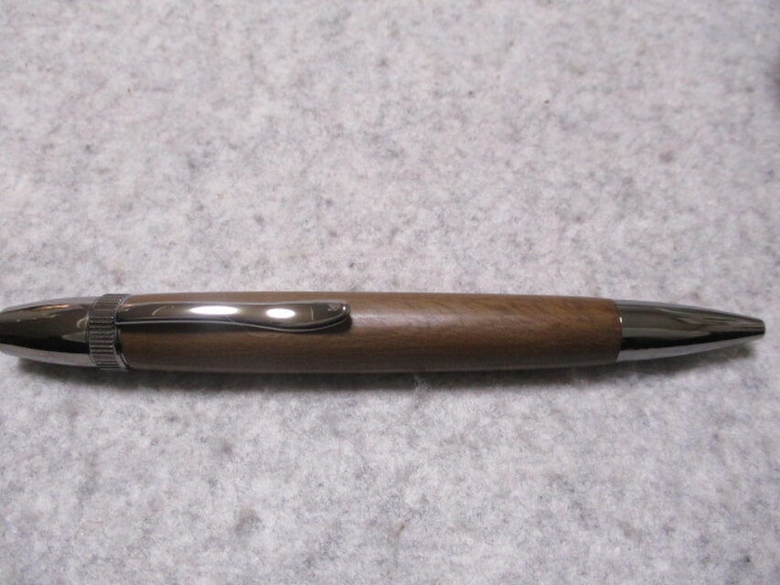 神代欅（ケヤキ）　鳥海山産　オイル仕上げ　ロングパトリオットボールペン