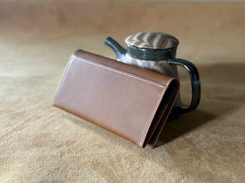 本革長財布 キャメル 高級イタリアンレザー使用 | iichi 日々の暮らし