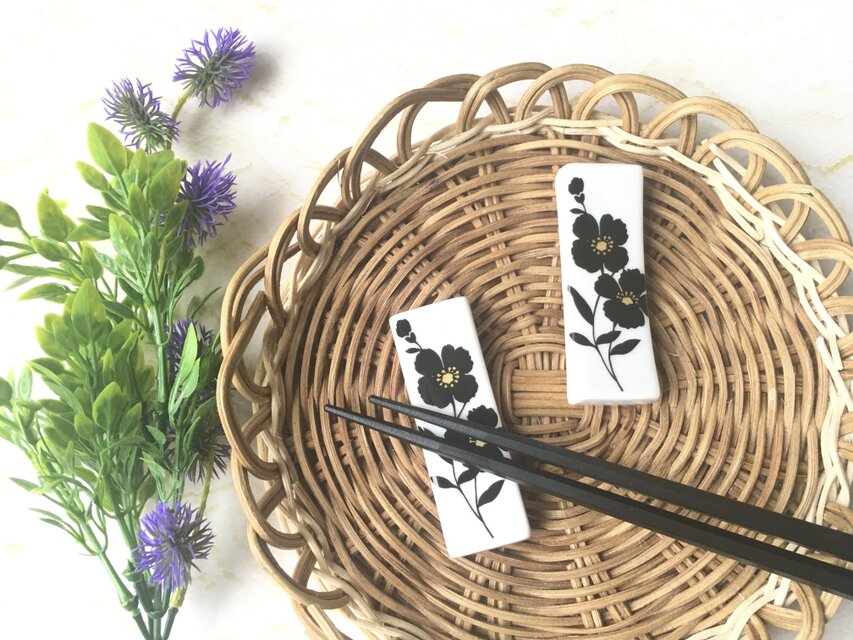 クラシックフラワー　箸置き 2つセット