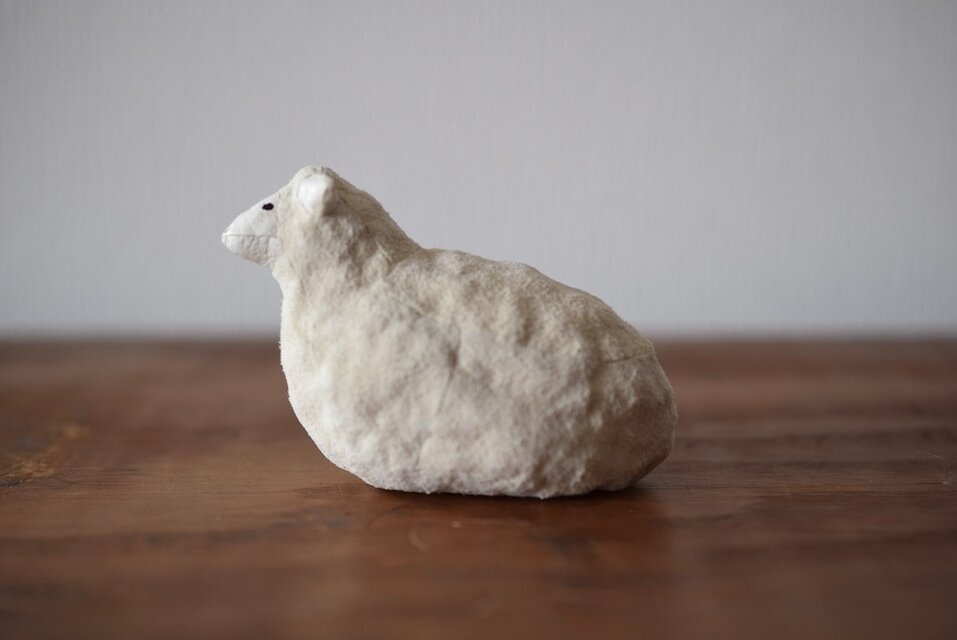 オブジェ　ヒツジ（紙）