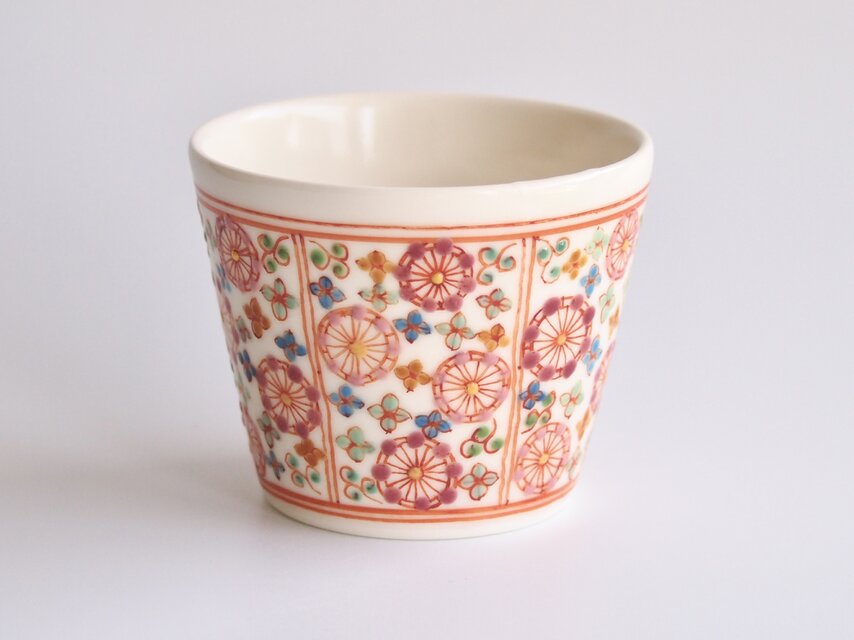 お花畑　カラフルでポップなお花たち（フリーカップ・蕎麦猪口）②