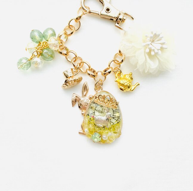 ウサたまバッグチャーム（Forest Tea Time）