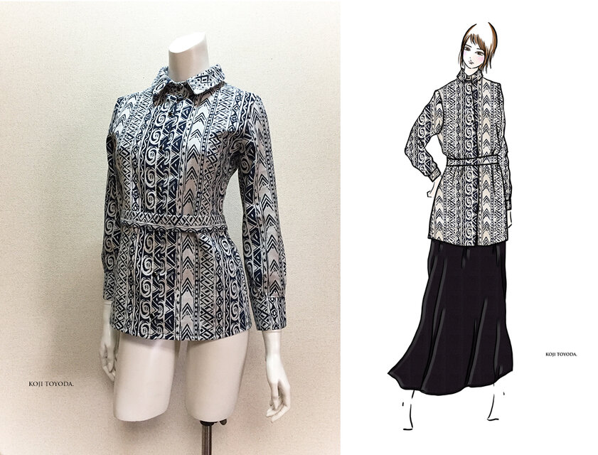 【オーダーメイド】ゴブラン織りブラウス（KOJI TOYODA）