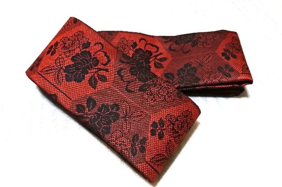 創作帯☆角帯 大島風 巾約10cm