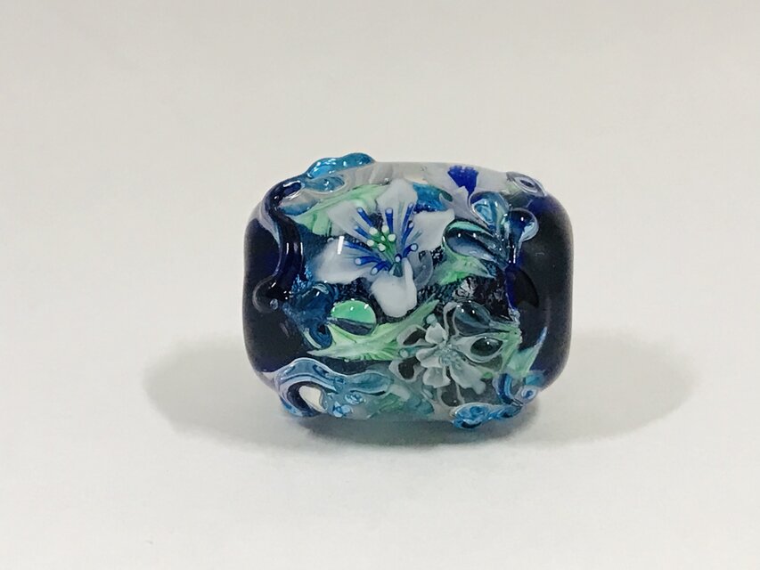 つた模様（インディゴブルー）№68