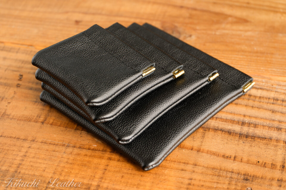 《LIONA》バネ口マルチケース《5colors》《4sizes》