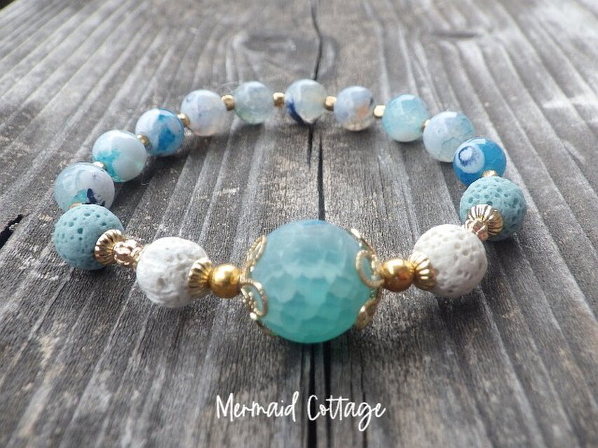 Coastal Essential Oil Diffuser Bracelet アロマディフューザー