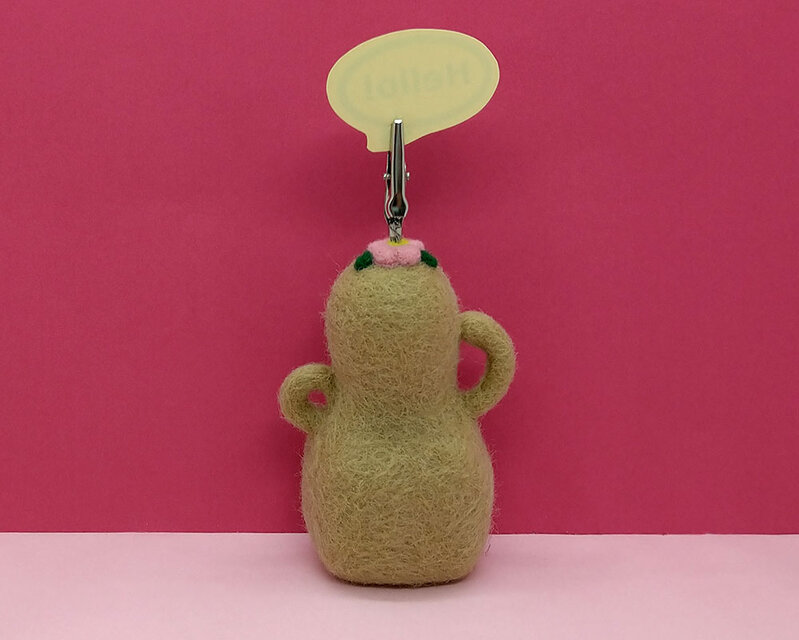 羊毛フェルトはにわのハニーメモスタンド | iichi 日々の暮らしを