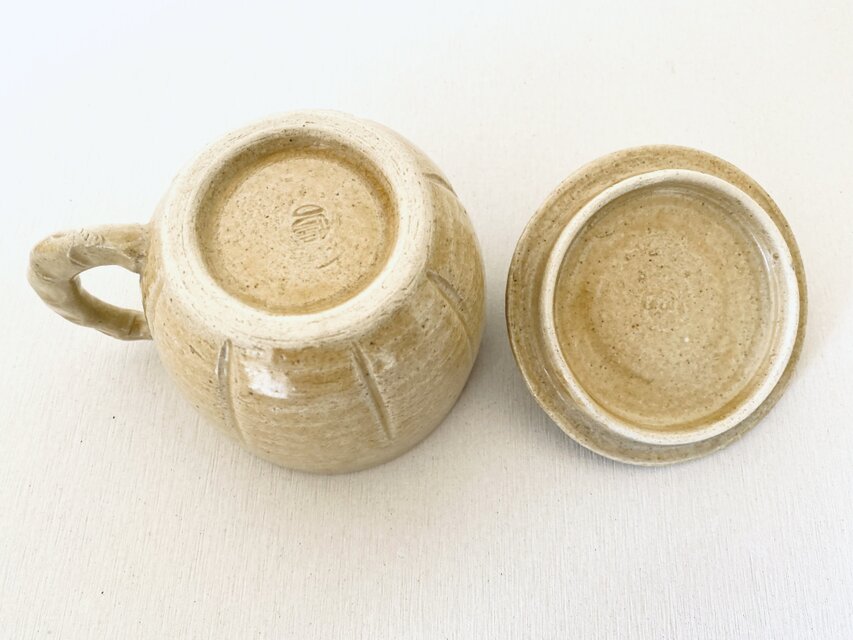 蓋付マグカップ＊黄瀬戸 | iichi 日々の暮らしを心地よくする