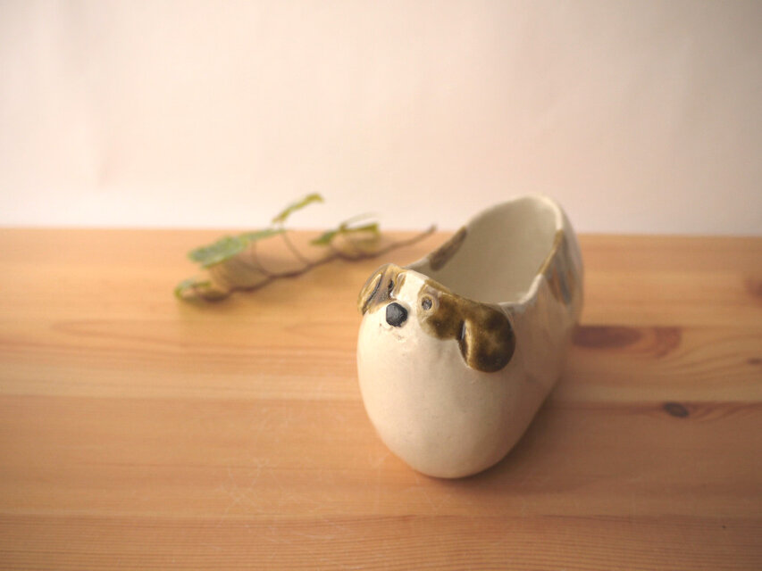 ワンコのしゃもじ入れ