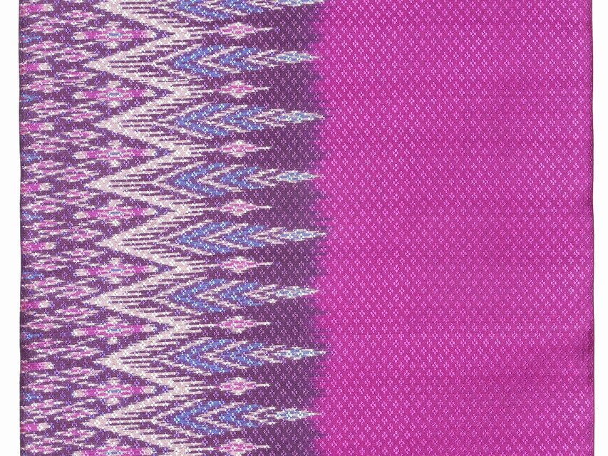 タイシルク江戸紫とブドウ色の紫名古屋帯 | iichi 日々の暮らしを ...