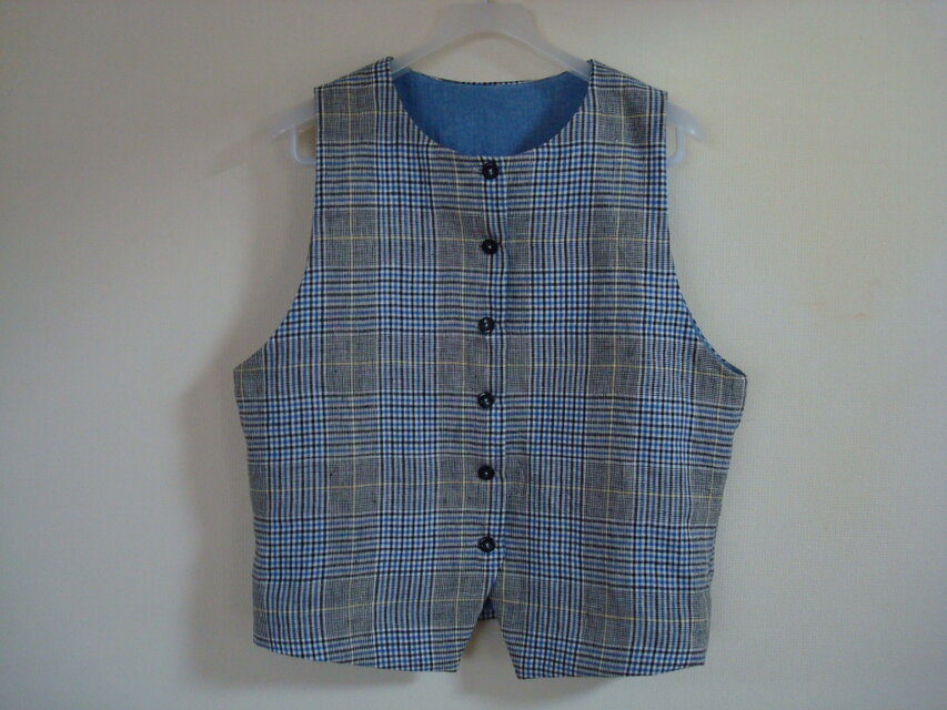 軽い仕上がり！「リネンベスト」