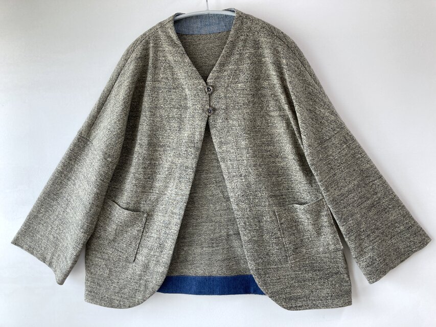 honakana 杢ニットカーディガン