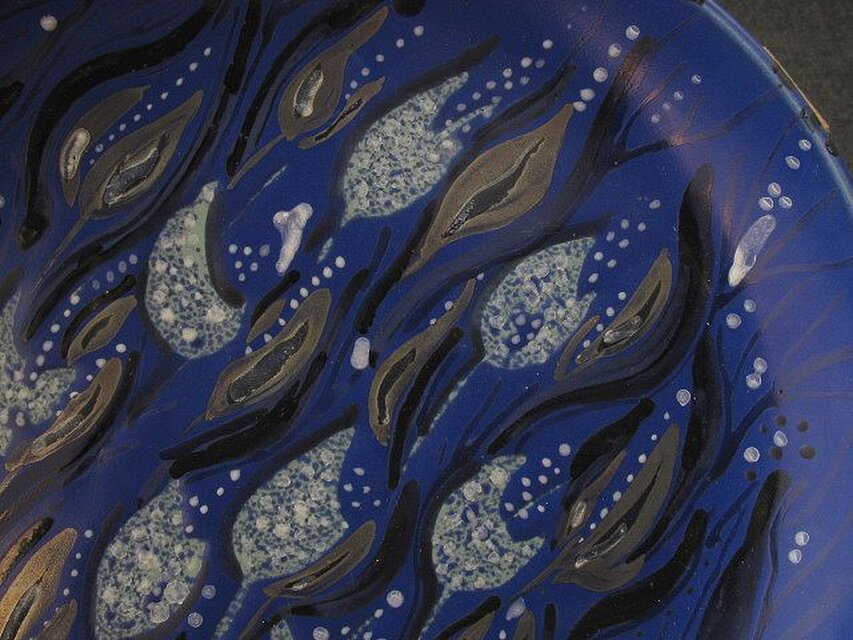 食器（18）コバルト釉彩色皿 陶芸家オリジナル陶器 | iichi 日々の