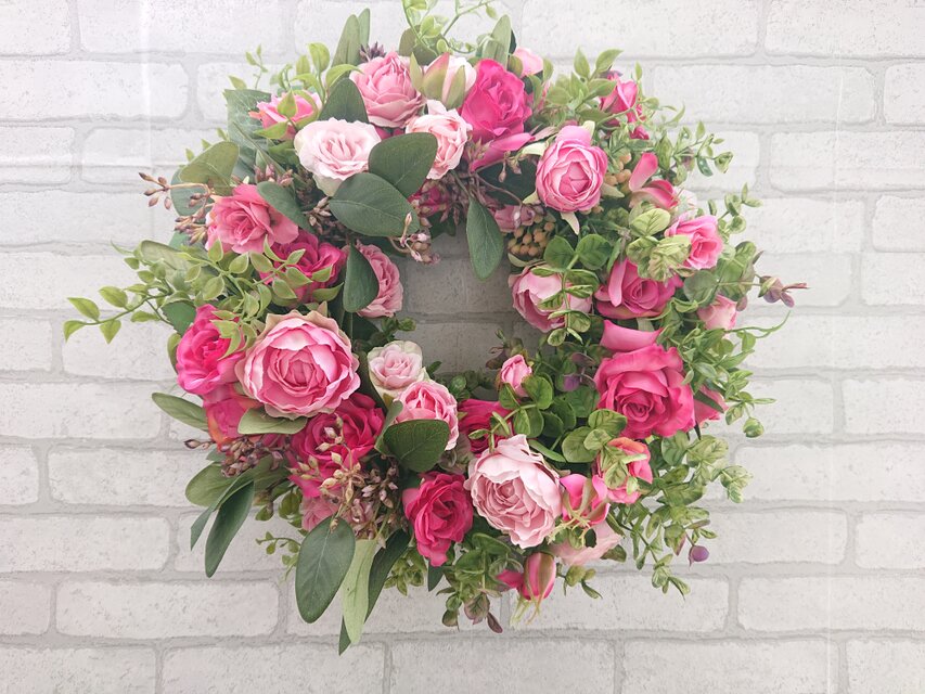 プレシャスピンクのローズリース