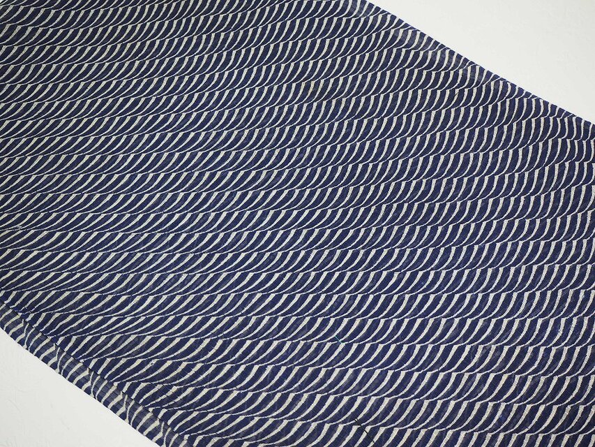 m-1918 鳴海絞り 木綿 未使用反物 11m36cm 美品 m-1918 鳴海絞り 木綿 未使用反物 11m36cm 美品