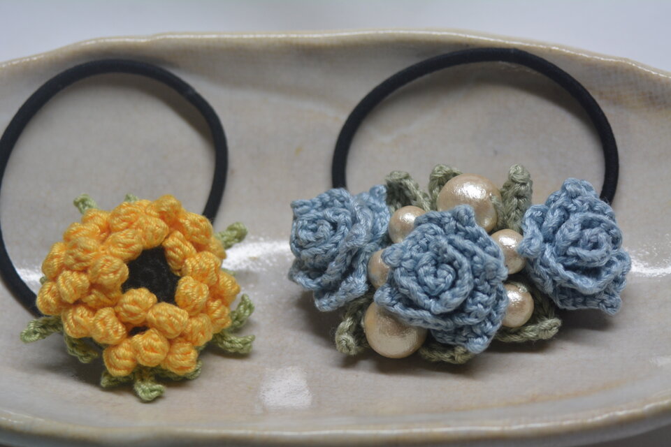 М様ご依頼品・ヘアゴム2点