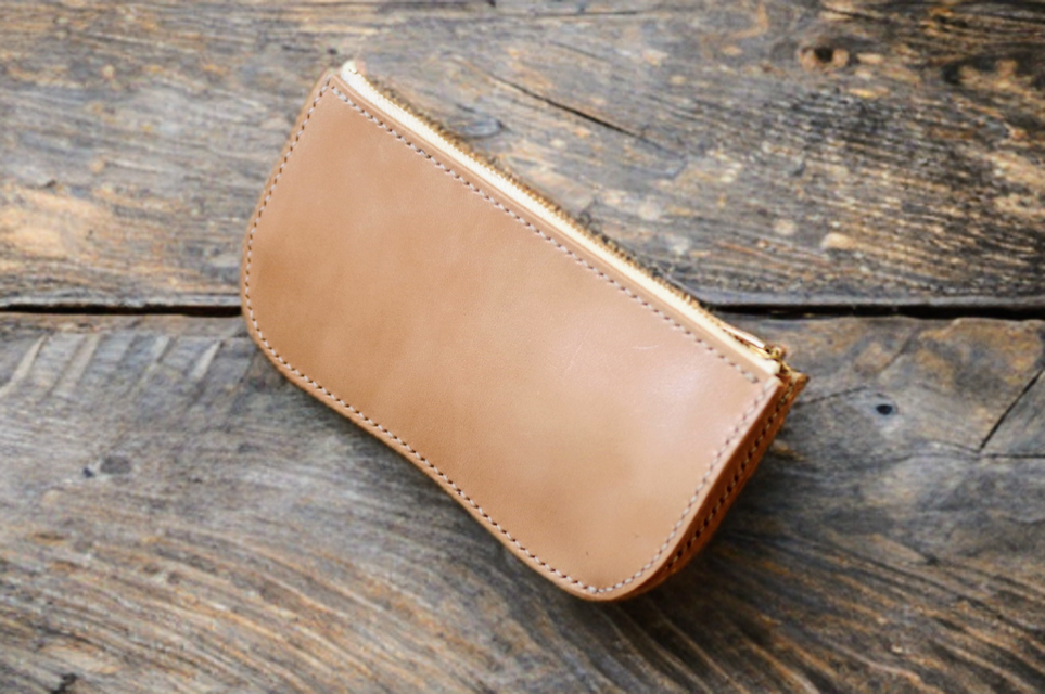 本革サドルレザーファスナー長財布【受注製作】