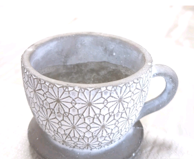☆クレイフラワー作品（薔薇とティータイム）☆ | iichi 日々の暮らし