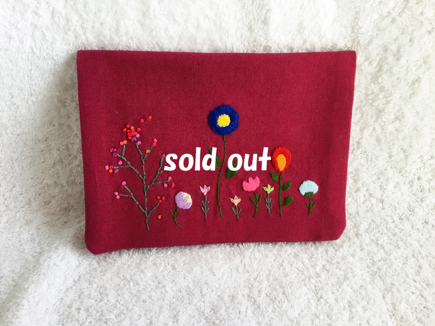 おくすり手帳ケース～お花～