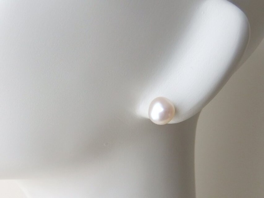 バロック淡水パールピアス(14kgf) | iichi 日々の暮らしを