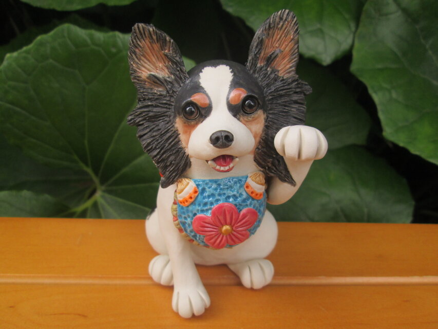 招き犬★パピヨン