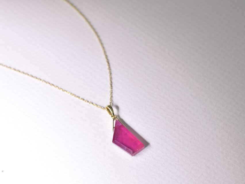 K18 Ruby Necklace【CASA/カーサ】（J） | iichi 日々の暮らしを