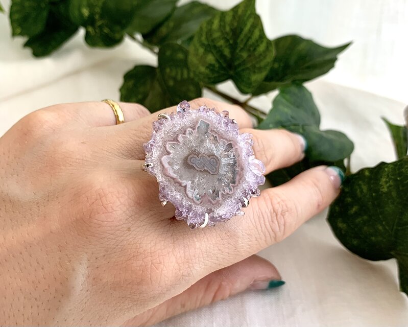 Snow flower Ring M SV スノウフラワーリング エム | iichi 日々の