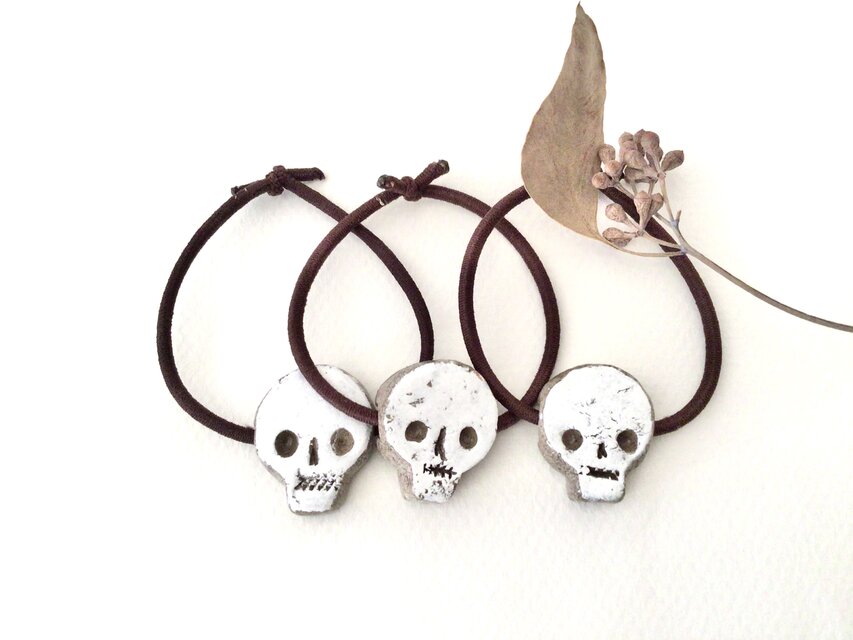 ガイコツのヘアゴム№52