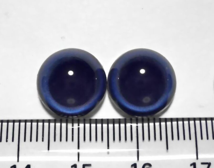 半球グラスアイ12ｍｍ○再販なし・売り切り一点もの○12-044