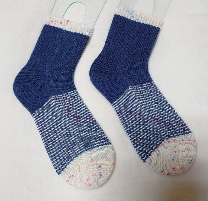 手編み靴下 schoppel × Schöller+Stahl fortissma