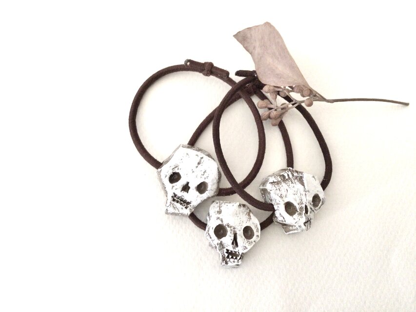 ガイコツのヘアゴム№54