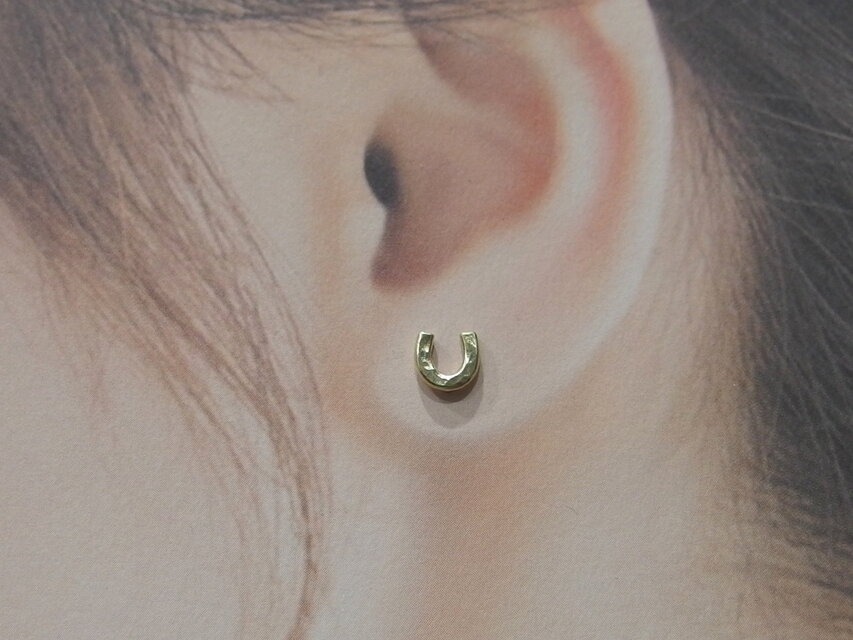ホースシューピアス　真鍮　【brass】　両耳用2つセット