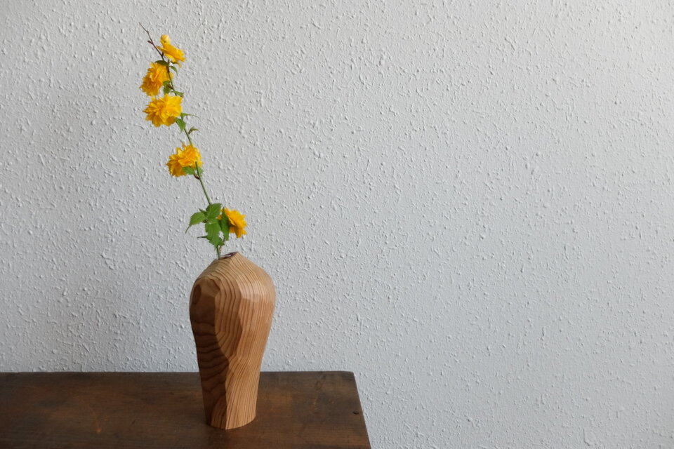 屋久杉 花瓶 台付き 【公式通販】