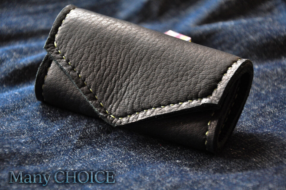 やみつきエルクのキーケース（黒）