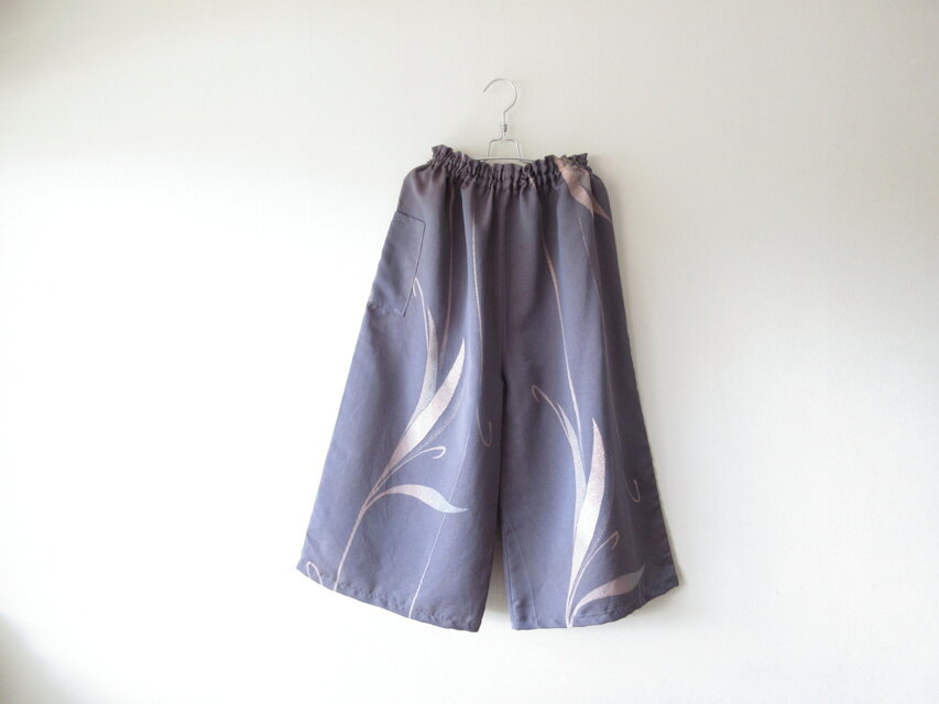 ☆シルク着物ガウチョパンツ☆/31kg69