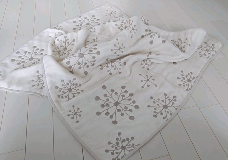 北欧柄ふんわりやわらか6重ガーゼのブランケット *71x110cm* | iichi
