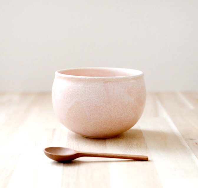 桜花窯変釉のお湯のみ