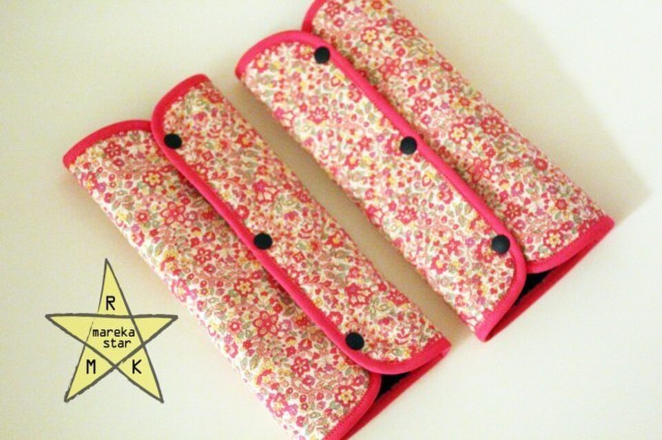 【売約済S様】№317ズレにくい肩ベルトカバー(3way)小花柄