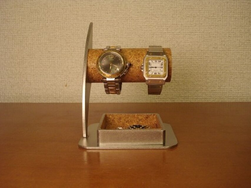 腕時計スタンド 丸パイプ2本掛け腕時計スタンド 男性用 | iichi 日々の