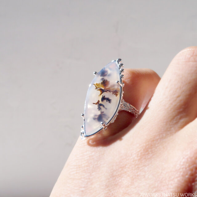 デンドリティック アゲートリング / Dendritic Agate Ring l1 | iichi